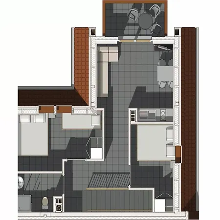 Comfortable 3-room Apartment, *
